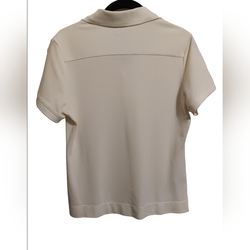 Tommy Bahama Tan Fitted Polo Shirt Short Sleeve - Picture 3 of 5